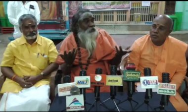 பாலாற்றில் தடுப்பணை கட்டினால்-ரசாயன கலப்பு தடுக்கப்படும்!சன்னியாசி சங்க ஒருங்கிணைப்பாளர் பேட்டி!