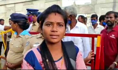 பெண் வேட்பாளரை விரட்டிய ஊர் மக்கள்:- தேர்தல் புறக்கணிப்பு எதிரொலி!!