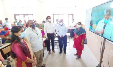 ஊரிசுக் கல்லூரியில் ஊள்ளாட்சி தேர்தல் பயிற்சி! ஐ.ஏ.எஸ். அதிகாரிகள் பார்வை!