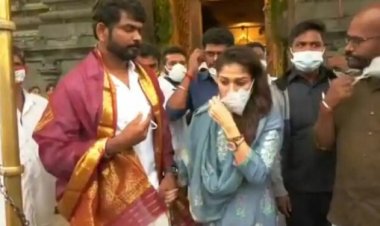 கிறிஸ்தவ நடிகை நயன்தாரா திருப்பதிக்கு வரலாமா? சர்ச்சை!!