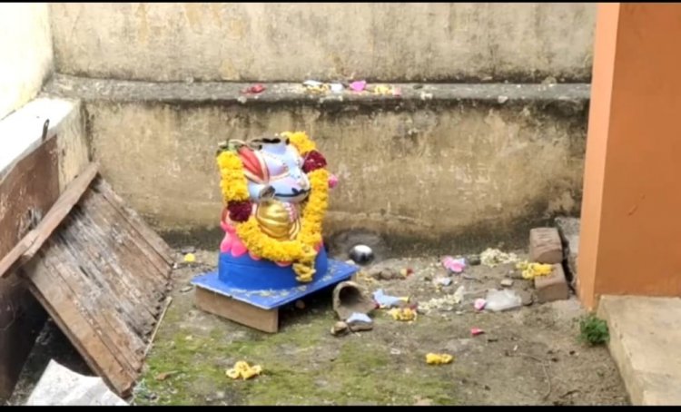 விநாயகர் சிலை சேதம்! ஸ்டேஷன் முற்றுகை!