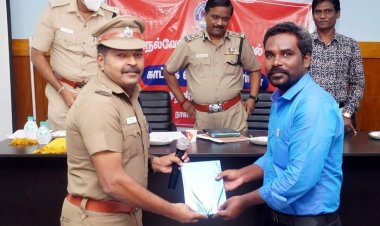 காப்பக நிர்வாகிகளுடன் நெல்லை காவல் ஆணையாளர்!