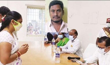 சிறையில் உள்ள சாராய வியாபாரிக்கு பதவி பிரமாணம்? ஆட்சியரிடம் மனைவி மனு!!