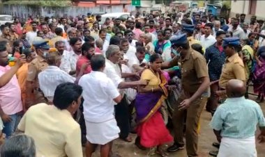 புடவையை அவிழ்த்த திமுகவினர்! மானபங்கம் படுத்தப்பட்ட ஊராட்சி பெண் கவுன்சிலர்