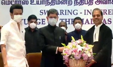 சென்னை உயர்நீதிமன்ற பொறுப்பு தலைமை நீதிபதி! இன்று பதவி ஏற்றார்!