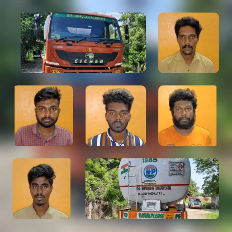 மிக்சிங் டீசல் விற்ற 5 பேர் கைது!மாமுல் லேட் ஆனதால் நடவடிக்கையாம்!