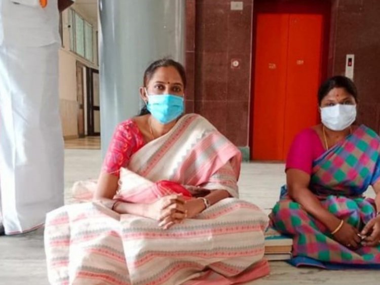 கலெக்டரை தத்தளிக்கவைத்த கரூர் எம்.பி.ஜோதிமணி!