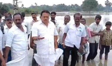 தண்ணிரில் சோளிங்கர் எம்.எல்.ஏ!சாலைமறியல்!