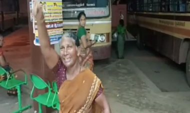 மீன்கார மூதாட்டியை இறக்கிவிட்டதால் மூவர் சஸ்பெண்டு!