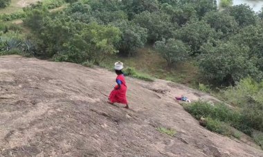 பாறைகளின் மீது வாழும் இருளர் இன மக்கள்! அலுவலர்கள் கண்டு கொள்வார்களா?