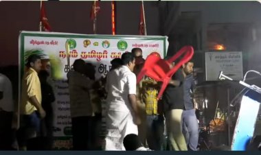 பந்தா காட்டிய தம்பியை தெறிக்கவிட்ட திமுகவினர்!