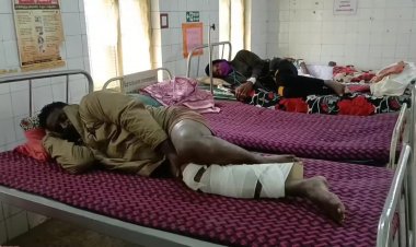 கொள்ளையன் காலை உடைத்த பொதுமக்கள்!