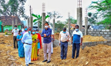 வெள்ளத்தில் காணாமல் போன வீடுகளுக்கு மாற்று:- வேலூர் ஆட்சியர் விசிட்!