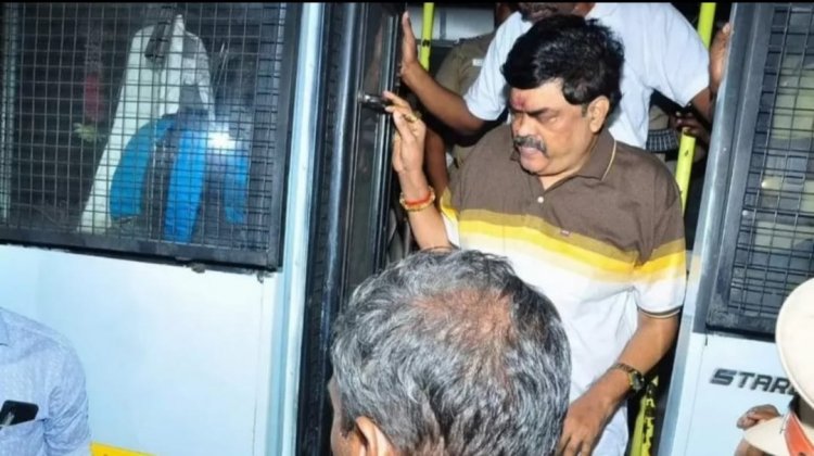 முன்னாள் அமைச்சர் ராஜேந்திர பாலாஜி திருச்சி சிறையில் அடைப்பு!