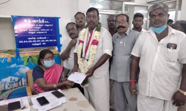 எளிமையாக தொடர்பு கொள்ள என்னை கவுன்சிலராக தேர்வு செய்யுங்கள்!  அ.தி.மு.க.வேட்பாளர் ஜி.கே. முரளி வேண்டு கோள்!  