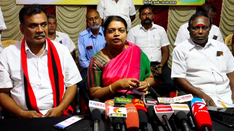 சதியால் திமுக வேட்பாளர்கள் மனு தள்ளுபடி - அமைச்சர் கீதாஜீவன் கொதிப்பு!