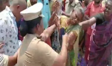 அதிமுக பிரமுகரின் வீடு தரைமட்டம்! குடும்பமே மண்ணெண்ணெய் ஊற்றிக் கொண்டதால் பரபரப்பு!!