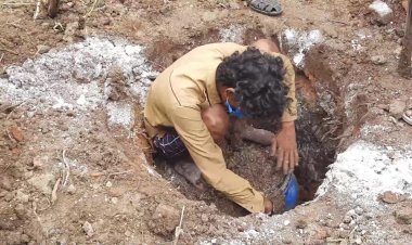 மாந்தீரிகம்-சூன்யம் பொருட்களை அடைப்பதாக கூறி தந்தையை டிரம்மில் வைத்து புதைத்த மகன்!