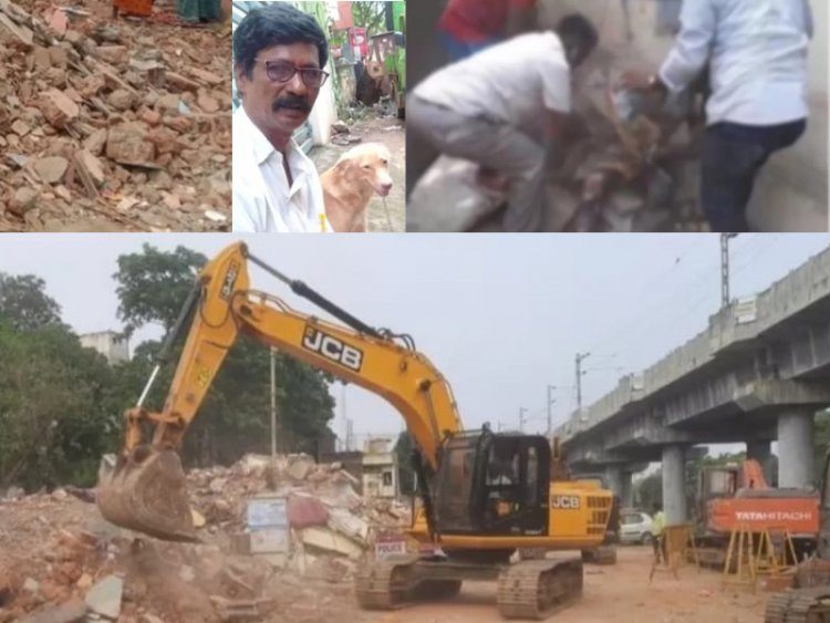 366 வீடுகள் இடிப்பு:- தீக்குளித்தவர் பலி! சட்டசபையில் எதிரொலித்த பிரச்சனை!
