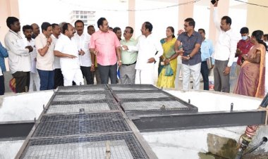 முதல்வருக்காக தயாராகும் வேலூர் பஸ்ஸ்டேண்ட்! மனுக்களை பெற்ற அணைக்கட்டு எம் .எல் .ஏ.!