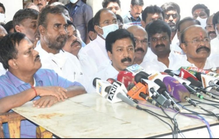 திமுகவில் உதயநிதிக்கு பட்டாபிஷேகம் நடக்கும்போது என்ன நடக்கிறது என பார்ப்போம்! முன்னாள் அமைச்சர் சி.வி.சண்முகம் ஆவேசம்!