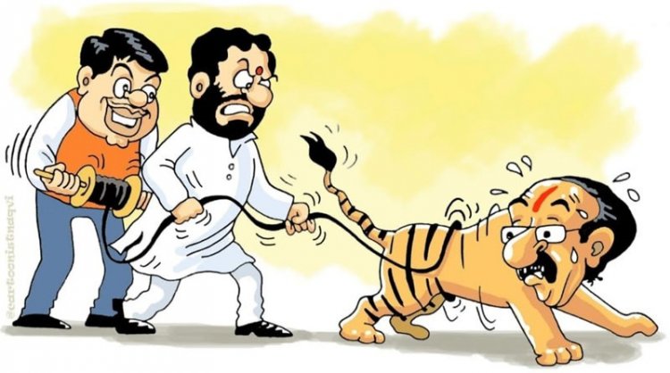 சிவசேனாவின் ஜிப்பாவை உருவும் மகாராஷ்டிர பா.ஜ.க.?
