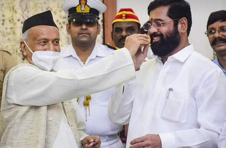 சிவசேனா முதுகில் குத்திய ஏக்நாத் ஷிண்டே மகாராஷ்டிர முதல்வரானார்!