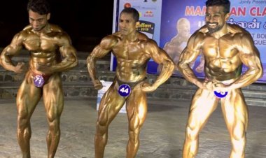 ஆணழகன் போட்டி காட்பாடியில் நடைபெற்றது!