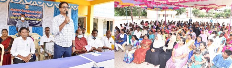 தேர்ச்சி விகிதத்தில் முன்னேற வேண்டும்:- வேலூர் ஆட்சியர் கலந்துரையாடல்!