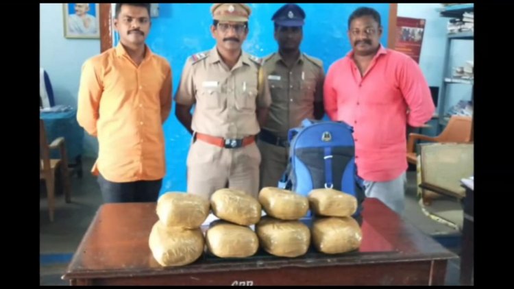 ஆலப்புழா விரைவு ரயிலில் கஞ்சா!