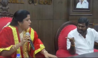 வேலூர் மேயர் அதிமுகவுக்கு ஆதரவாக பேசுவதாக துணை மேயர் நேரடி கேள்வி!