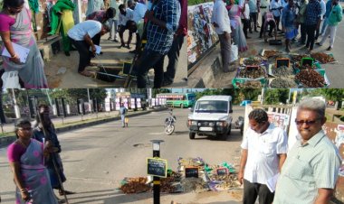 புதிய பேருந்து நிலைய கட்டுமான பணிகளில் பல கோடி ரூபாய் முறைகேடு! சாலையை தோண்டி ஆய்வு நடத்திய லஞ்ச ஒழிப்புத்துறை!!