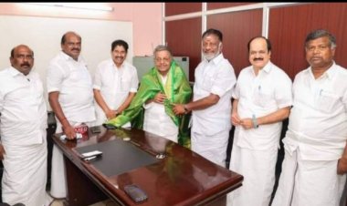 பண்ருட்டி இராமசந்திரனை சந்தித்த ஓபிஎஸ் டீம்! பொறுத்திருந்து பார்க்கனுமாம்!