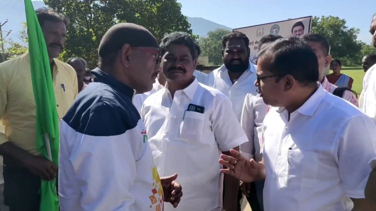 பாதுகாப்பு இல்லாமல் சைக்கிள் போட்டியா:- கடுப்பான கலெக்டர்!