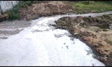 குரோமியக் கழிவுநீரை பொது இடத்தில் அவிழ்த்துவிடும் தோல் தொழிற்சாலைகள்!