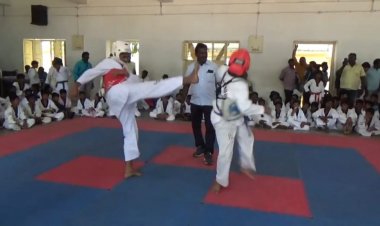 ராஜபாளையத்தில் டேக்வாண்டோ போட்டி!