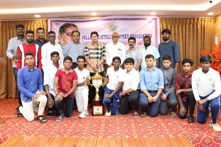 கிரிக்கெட் விளையாடுவதற்கான மைதானம் ஏற்படுத்தி தரவேண்டும்!மாநில சங்க தலைவர் பேச்சு!