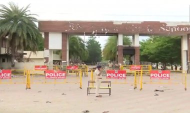 நீதிமன்ற உத்தரவின்படி கள்ளக்குறிச்சி பள்ளி திறப்பு!வாழைமரம் கட்டி மாணவர்கள் வரவேற்பு!