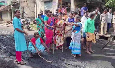 அதிமுக காரரின் கனிமவள கொள்ளையால் நெடுஞ்சாலையில் மறியல்!