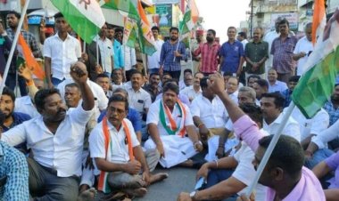 ஏனாம் எம்.எல்.ஏ.வை கண்டித்து புதுவையில் பல்வேறு இடங்களில் சாலை மறியல்