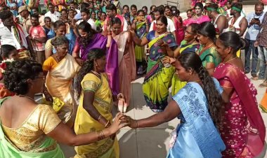 ஆட்சியர் மனைவியின் பொங்கல் நடனம்!