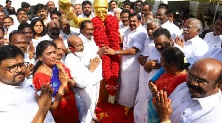 பழனிச்சாமி அ.தி.மு.க.வை மீண்டும் ஆட்சியில் ஏற்றுவாராம்! எம்.ஜி.ஆர்.பிறந்த நாளில் அறிக்கை!