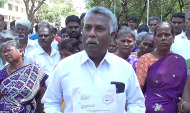 தார் தொழிற்சாலை அமைக்க கூடாது! ஆட்சியரிடம் புகார்!