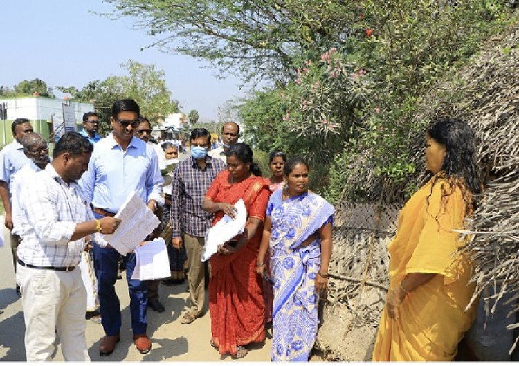 மாணவிகளுக்கு 1000 ரூபாய் திட்டம்:-கலெக்டர் ஆய்வு!