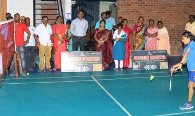 முதலமைச்சர் கோப்பைக்கான இறகு பந்து போட்டி!