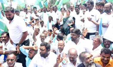  நாடார் பெண்களை இழிவாக பேசுவதா?ஆர்.எஸ்.பாரதியை தி.மு.க.விலிருந்து நீக்க கோரி ஆர்பாட்டம்!