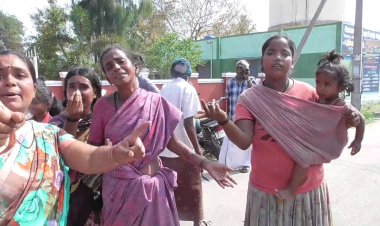 பிளேடால் கையை அறுத்துக்கொண்டு நியாயம் கேட்ட நரிக்குறவர்கள்!