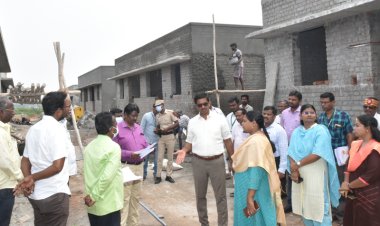 தமிழர் மறுவாழ்வு முகாமில் கலெக்டர் ஆய்வு!