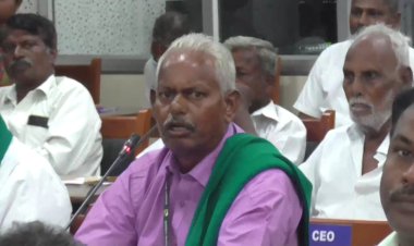 விவசாயிகளை பிடித்து வழக்குபோடுவேன் என மிரட்ட கூடாது! ஆட்சியர் கூட்டத்தில் கோரிக்கை!