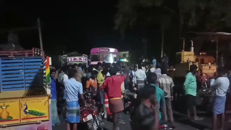 ஸ்பீட் பிரேக் அமைக்க மறுப்பு:- அதிகாரிகளை கண்டித்து மக்கள் மறியல்!